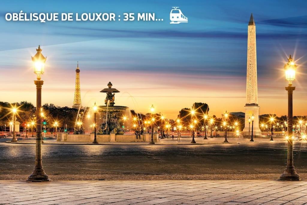 Pied-à-terre idéal pour touristes et professionnels Villeneuve-la-Garenne Exterior foto